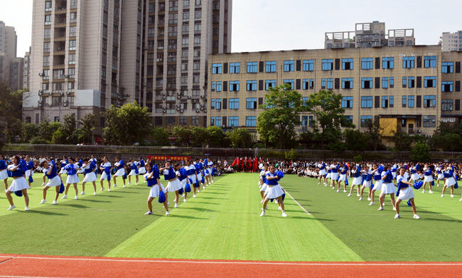 团体操表演,第三届田径运动会,重庆春珲学校